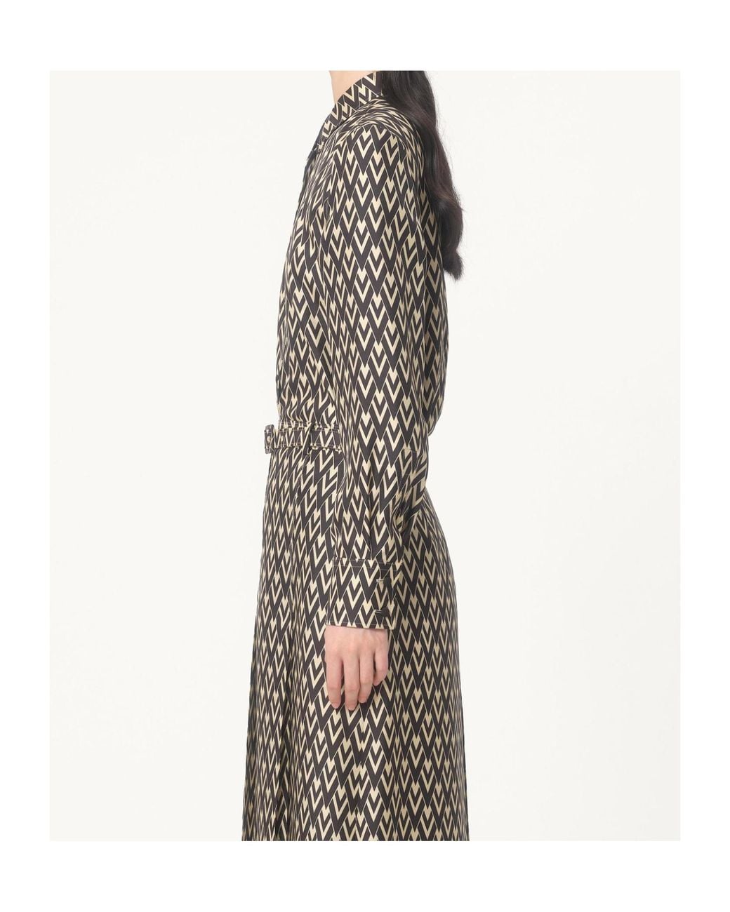 Valentino Multicolor Toute La V Monogram Long-Sleeved Shirt