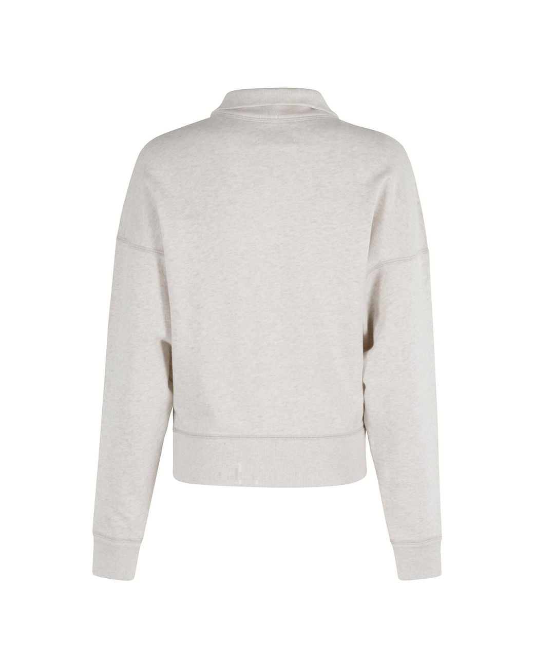 Isabel Marant Purple Isabel Marant Étoile Ross Logo-Flocked Zip-Up Sweatshirt