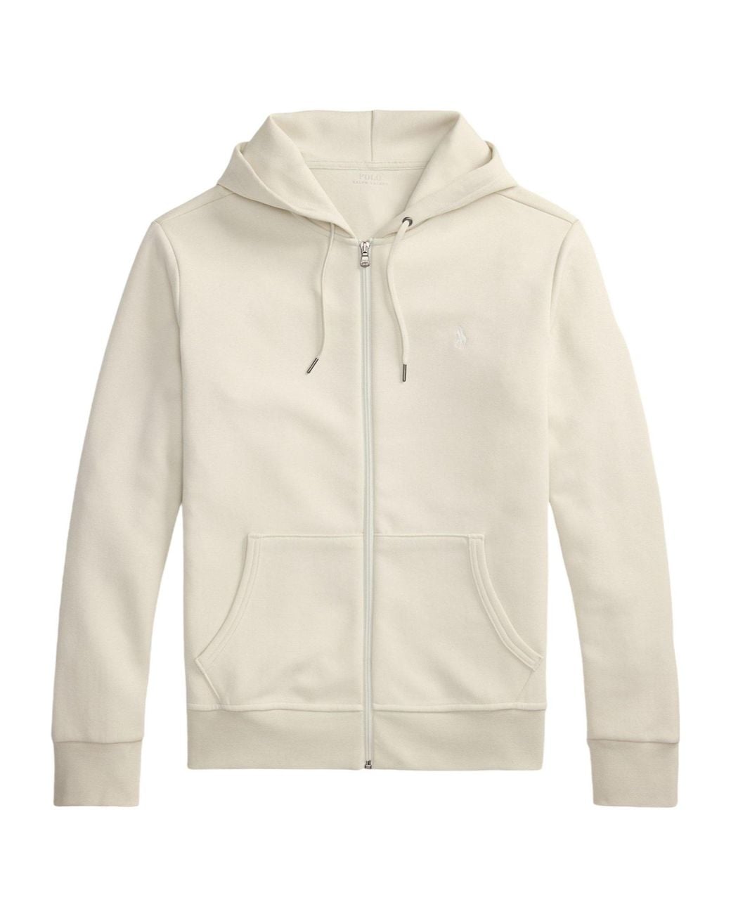 Polo Ralph Lauren White Full-Zip Tech Hoodie for men