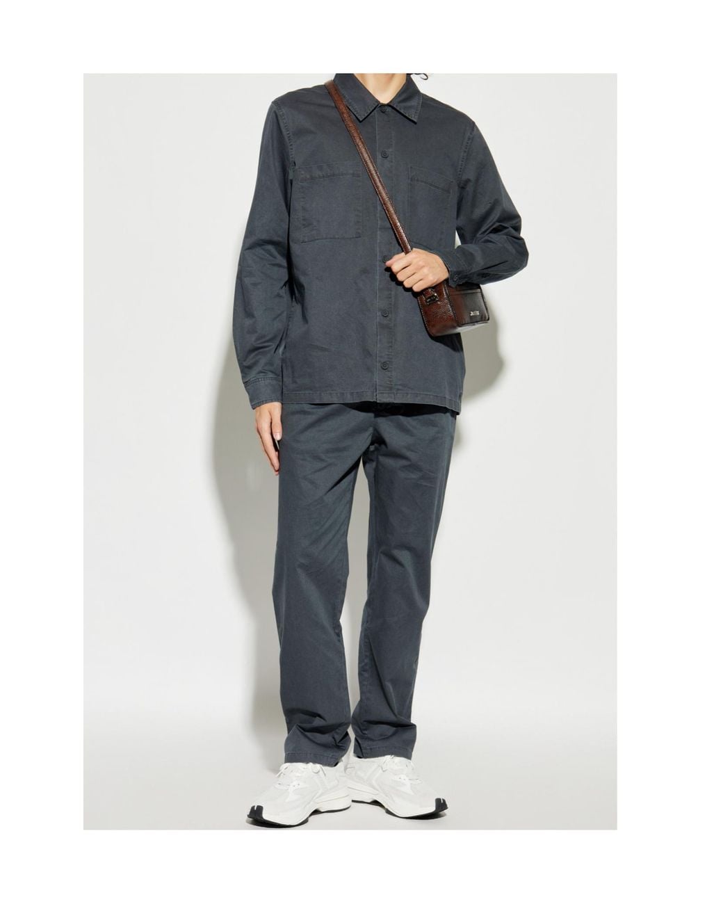 Samsøe & Samsøe Blue Samsøe Samsøe Sataka Utility Shirt for men