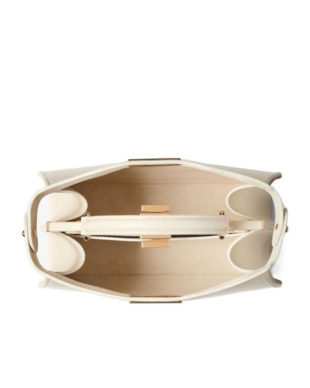 Fendi Natural Peekaboo Iseeu Small Tote Bag