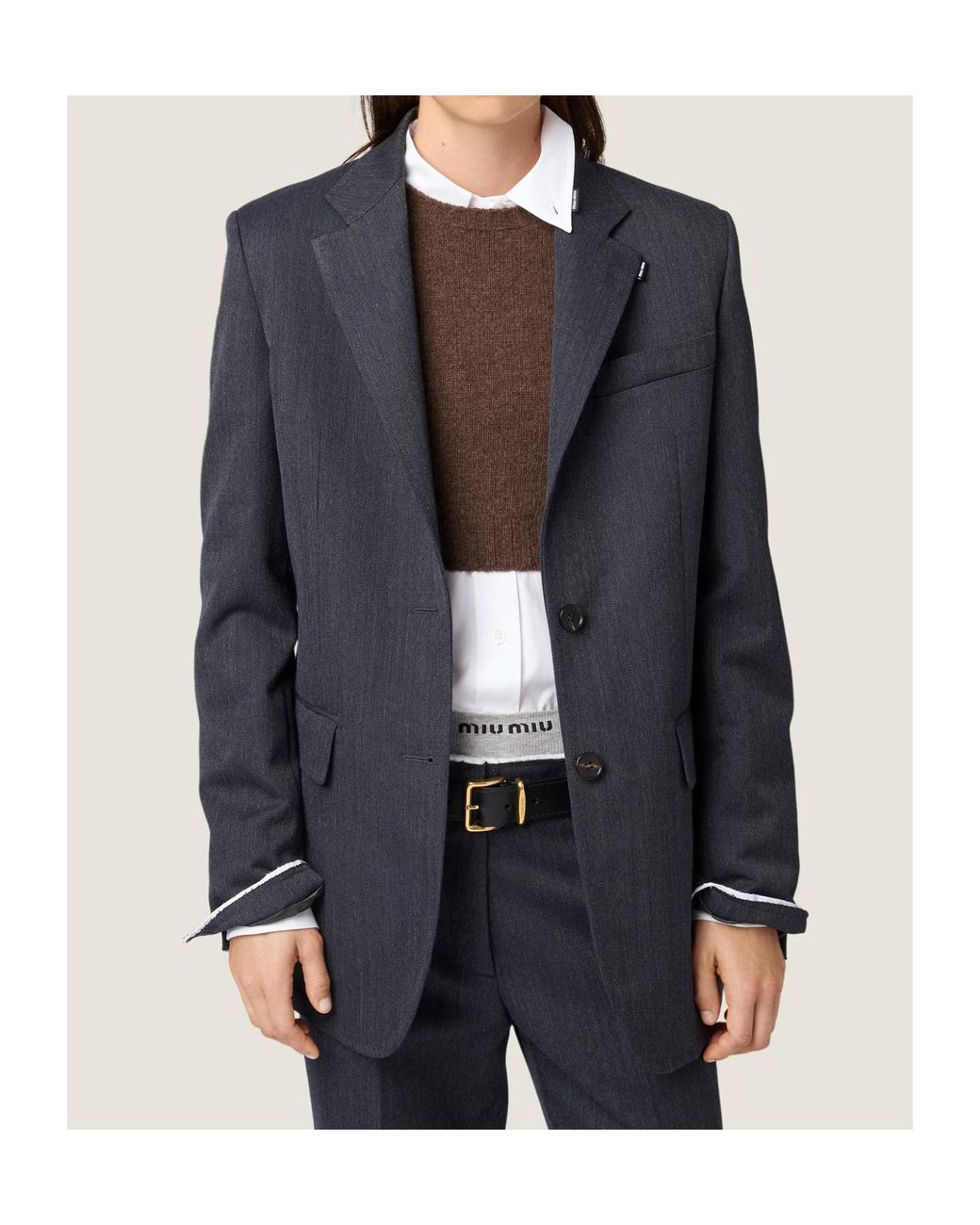 Miu Miu White Cotton Shirt