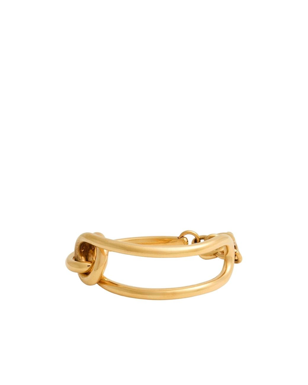 Chloé Metallic Metal T-Clasp Bracelet