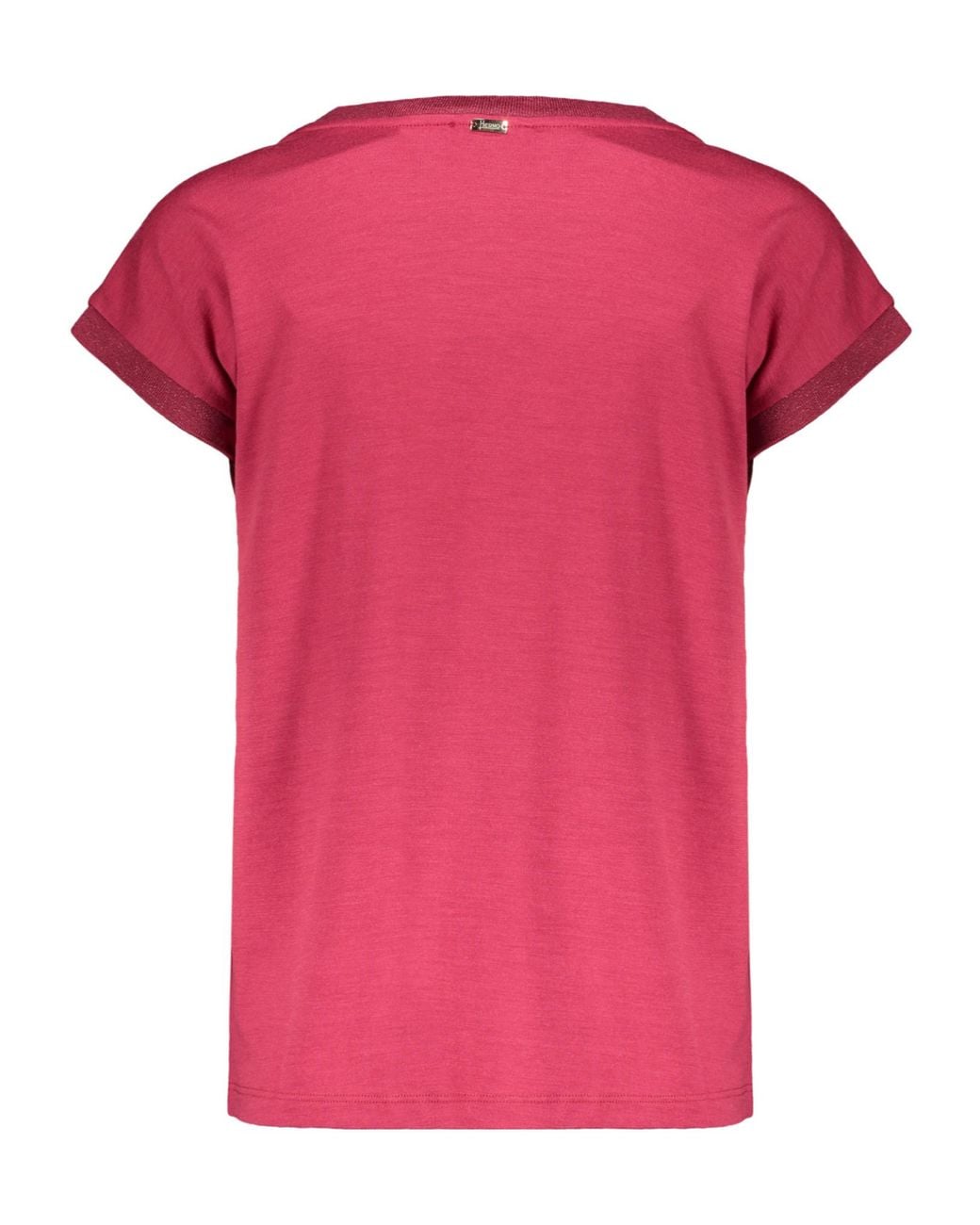 Herno Pink Wool T-Shirt, Daily Comfort Guaranteed