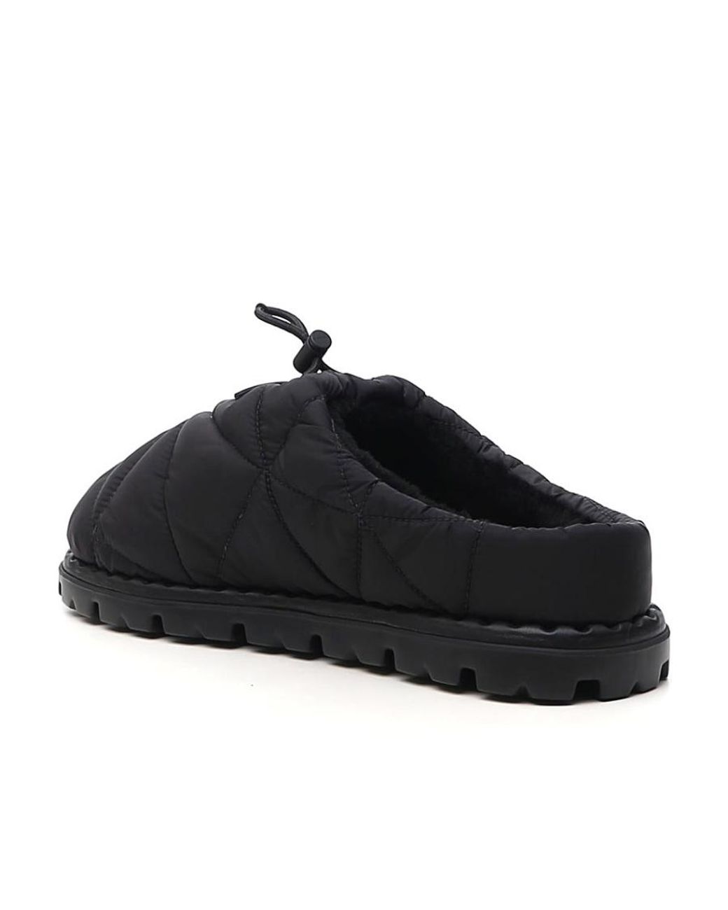 Prada Black Logo Muller Shoes for men