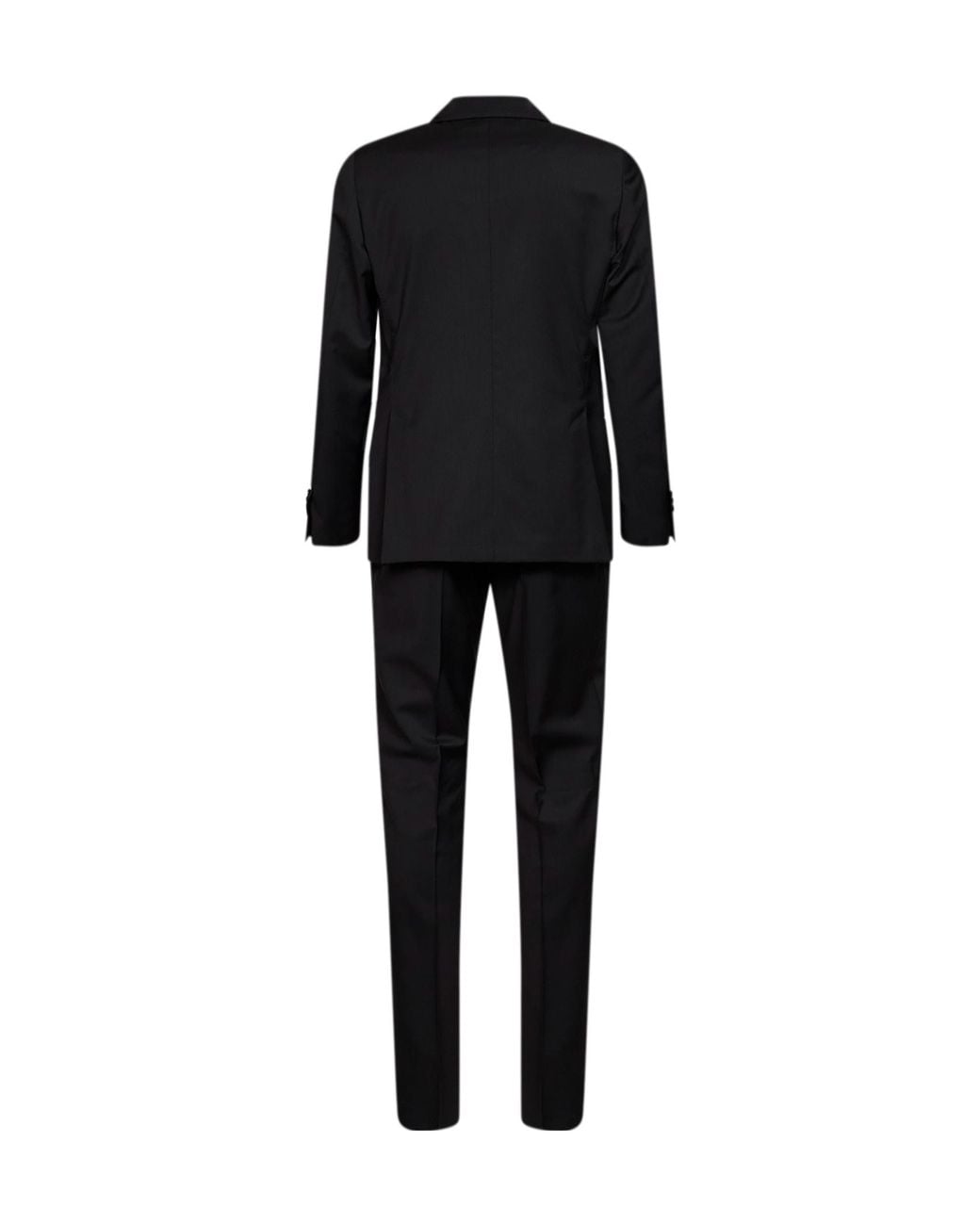 Lardini Black Two-Button Tailored Suit