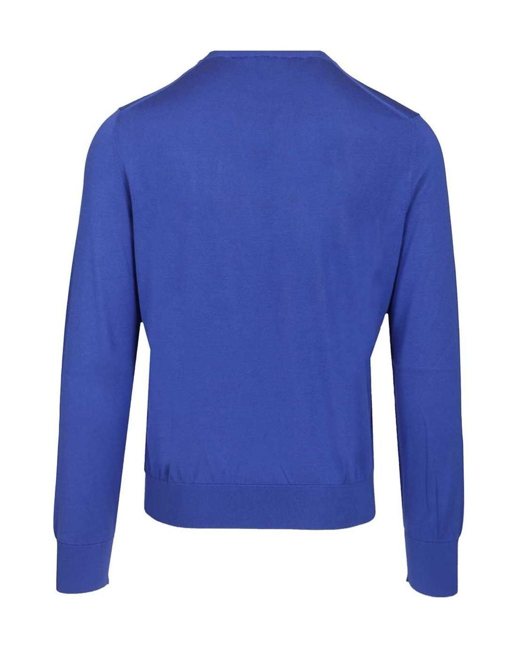 Tom Ford Blue Crewneck Long-Sleeved Pullover for men