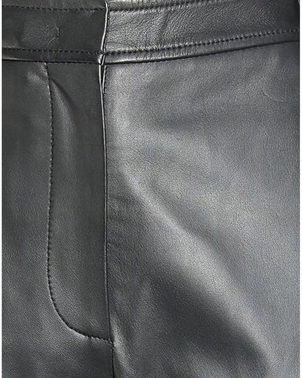 Max Mara Gray Minimal Straight-Leg Pants