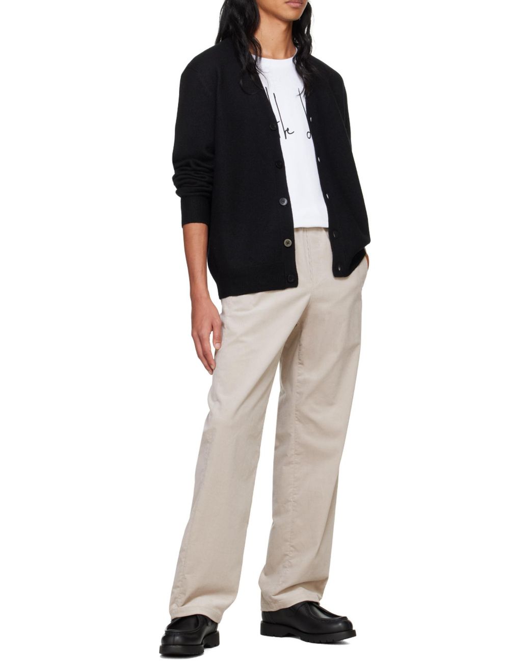 A.P.C. Black Kenny Cardigan for men