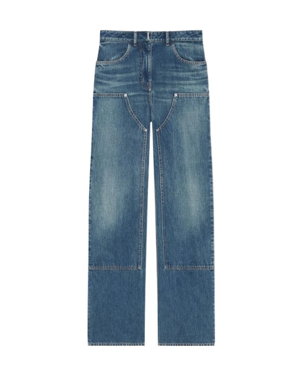 Givenchy Blue Straight-Leg Jeans