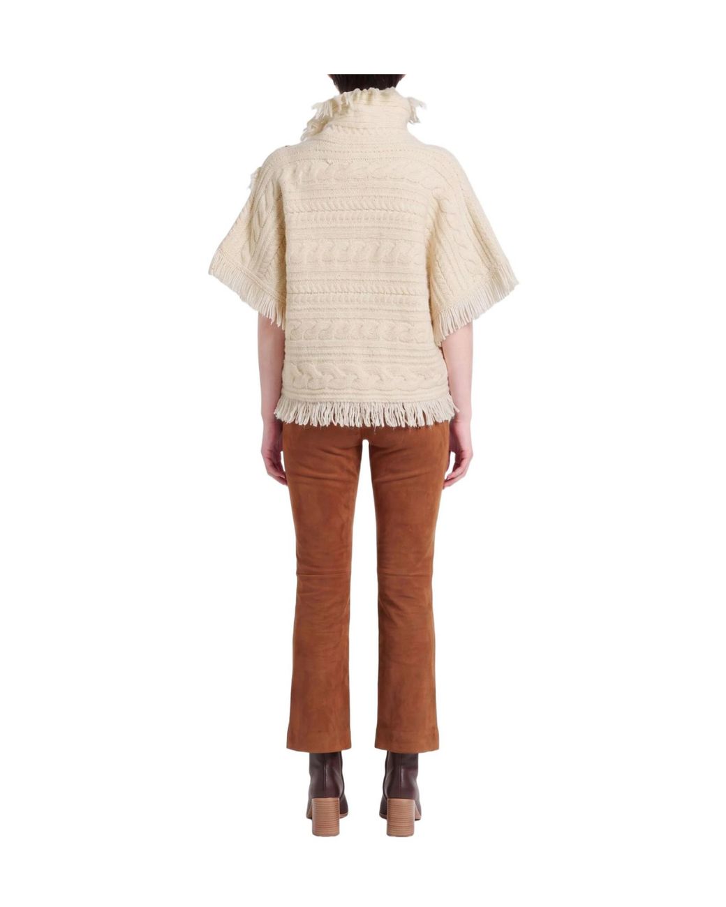 Isabel Marant Natural Solid Color Polo Necks