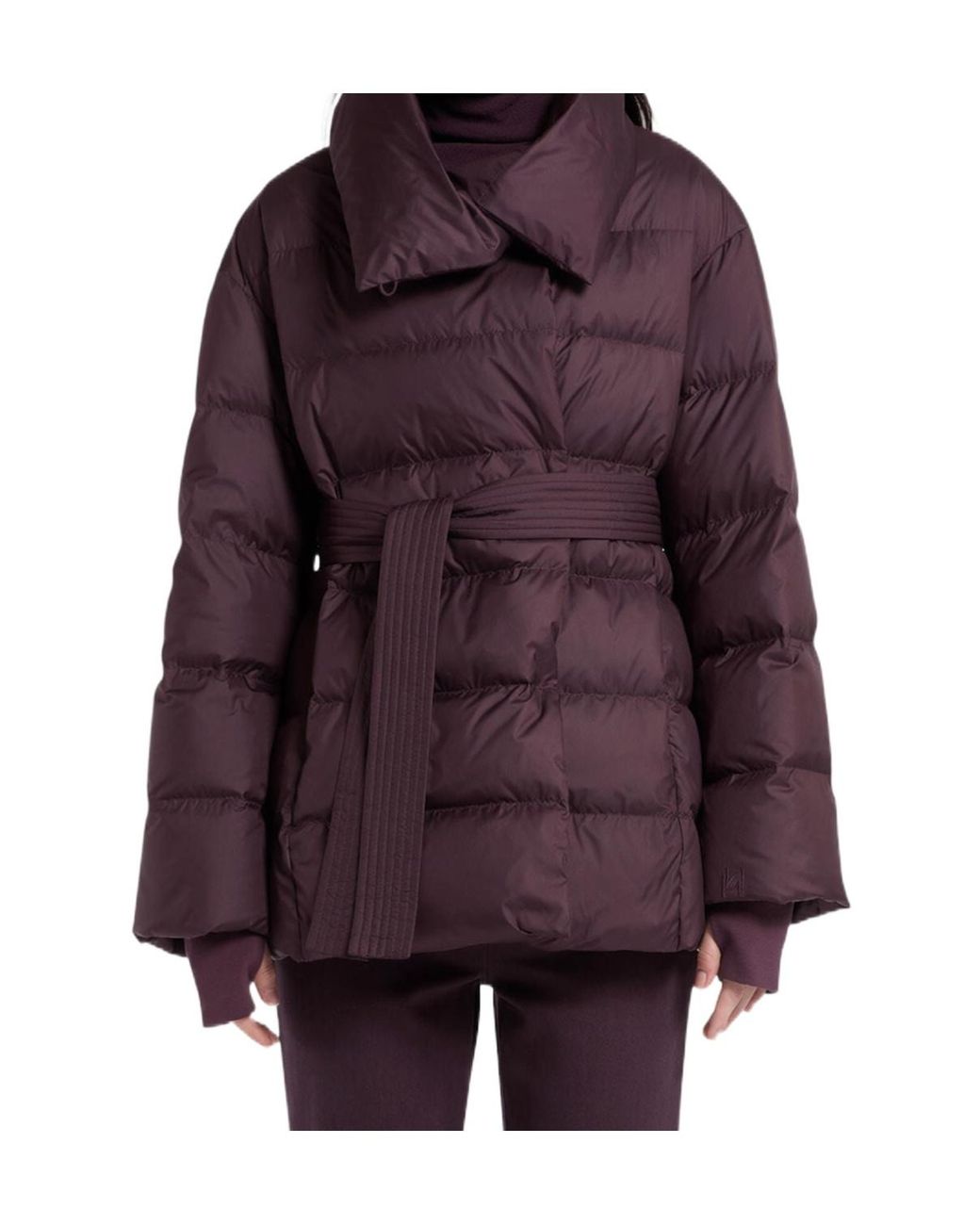 Marella Purple Quilted Down Jacket
