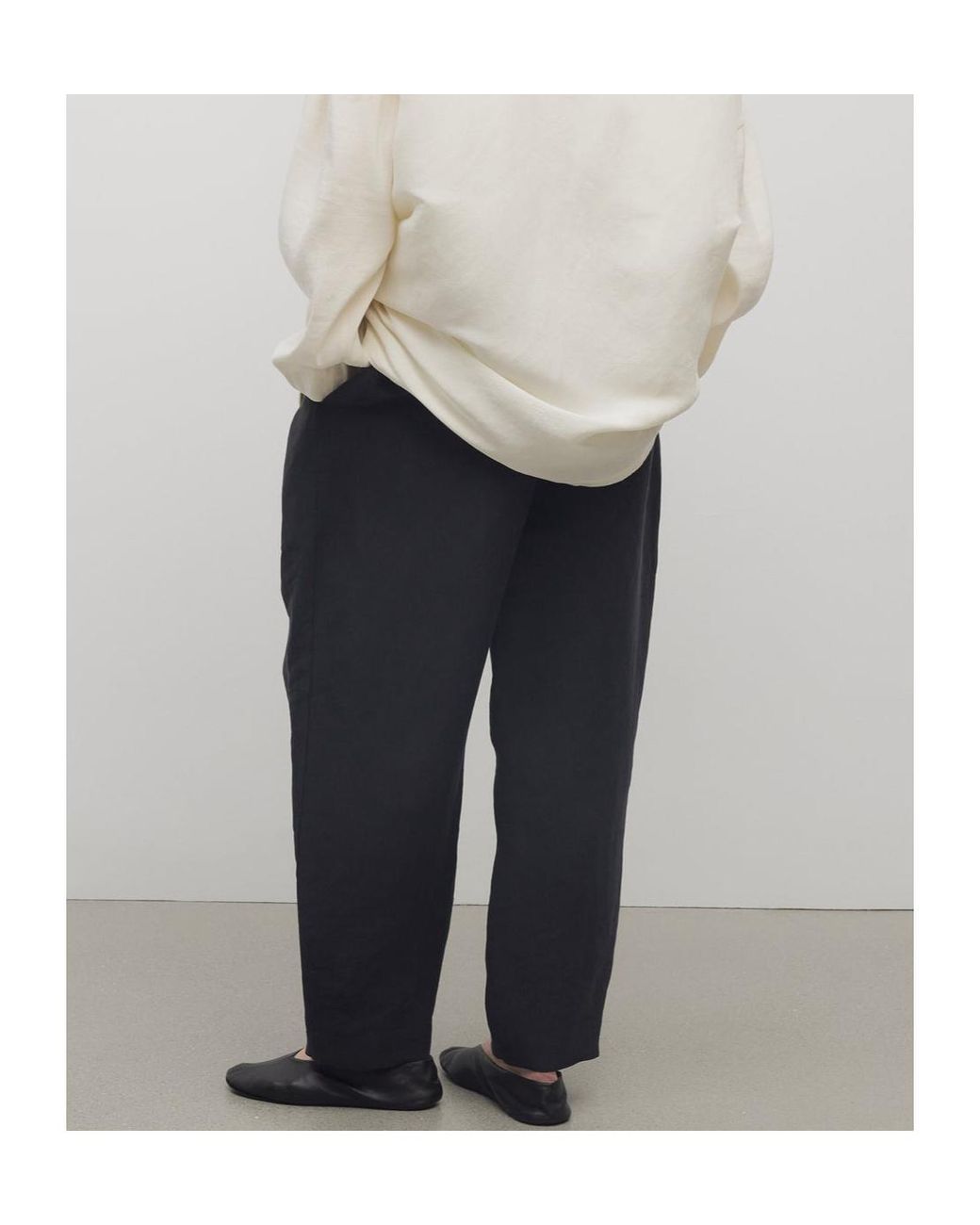 The Row Blue Pleated Trousers