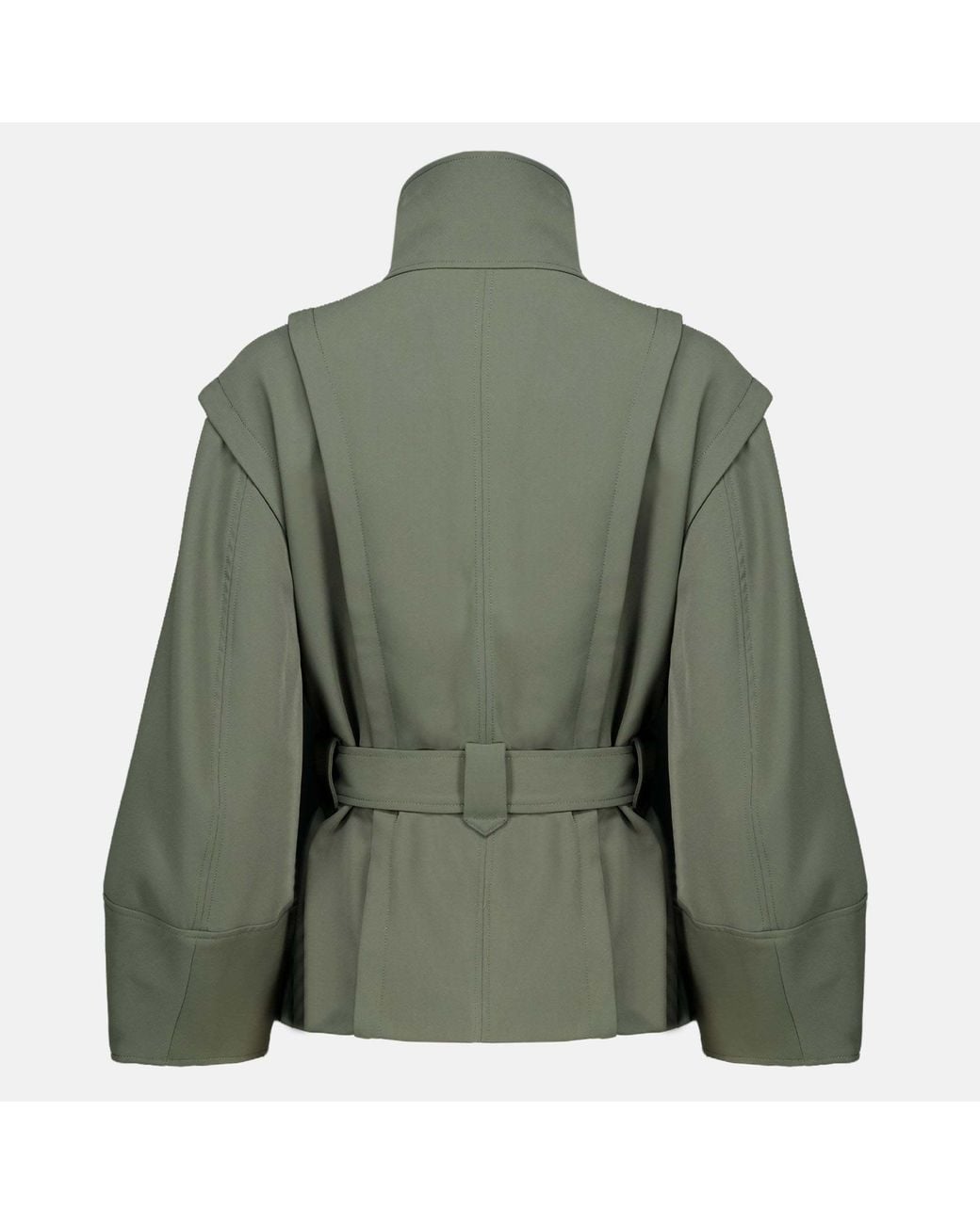 Christopher Esber Green Virelle Belted Jacket