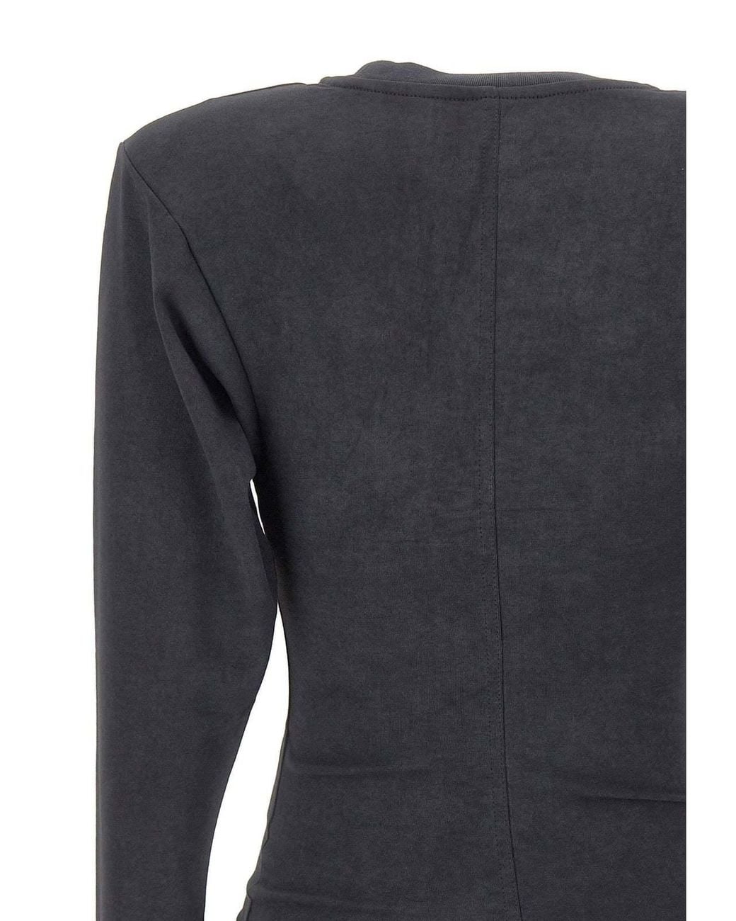 VAQUERA Blue Asymmetric Zip Long Sleeve Top