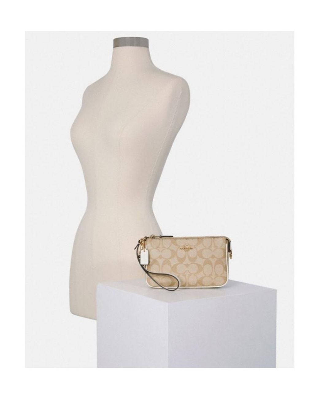 COACH Natural Printed Handbag