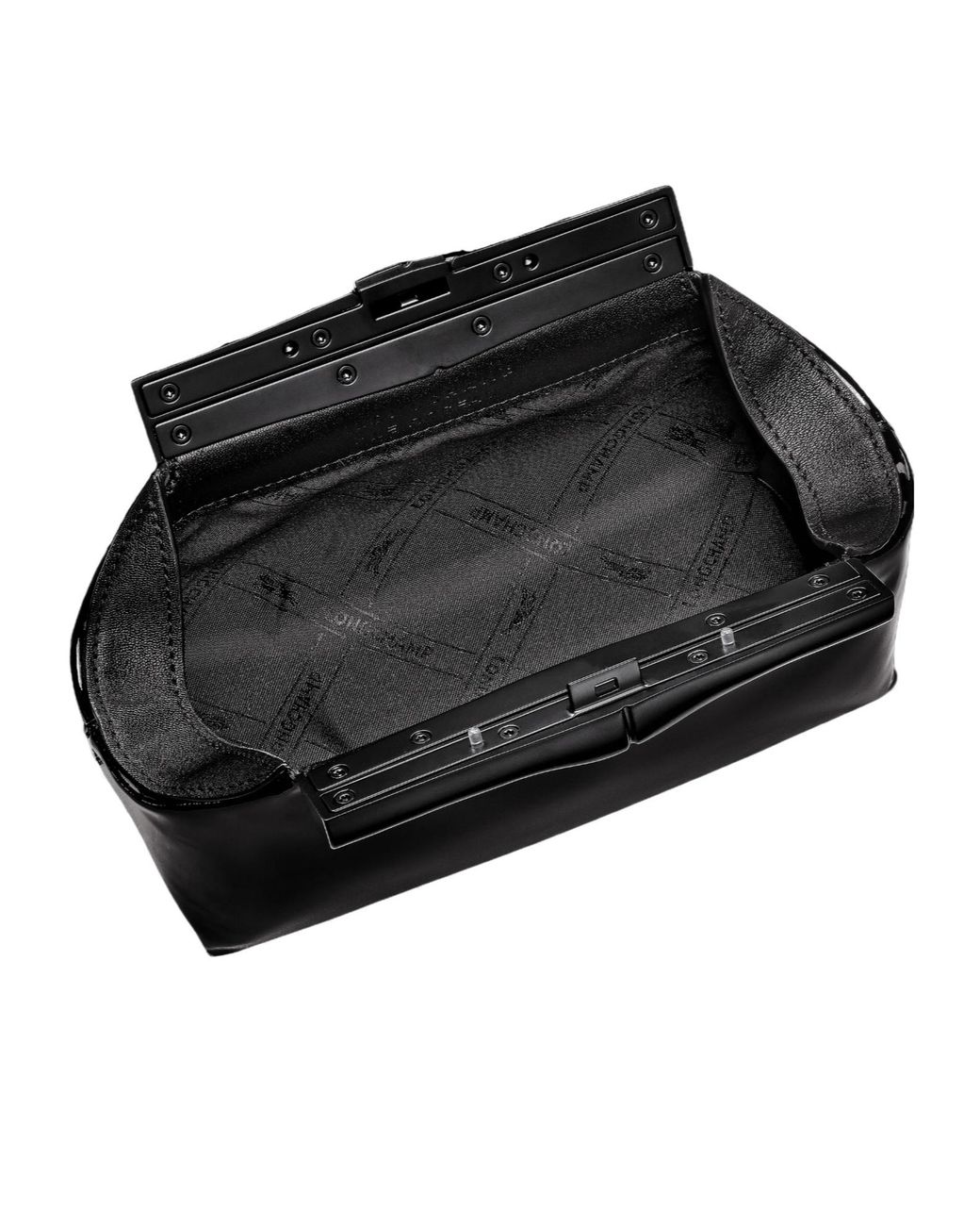 Longchamp Black Le Roseau S Pouch