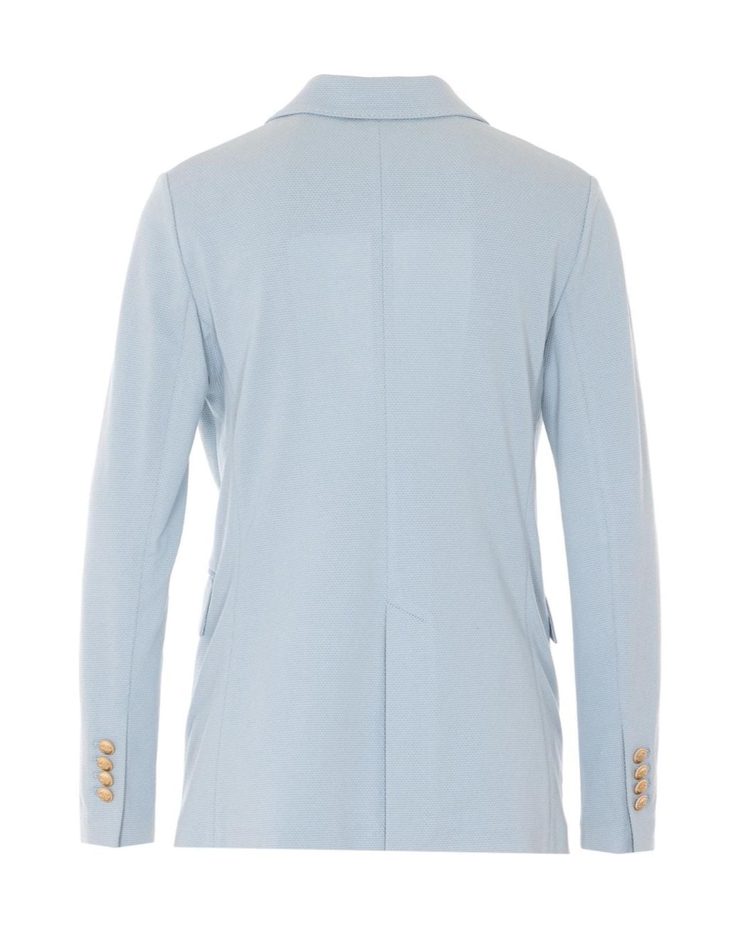 Circolo 1901 Blue Double-Breasted Blazer