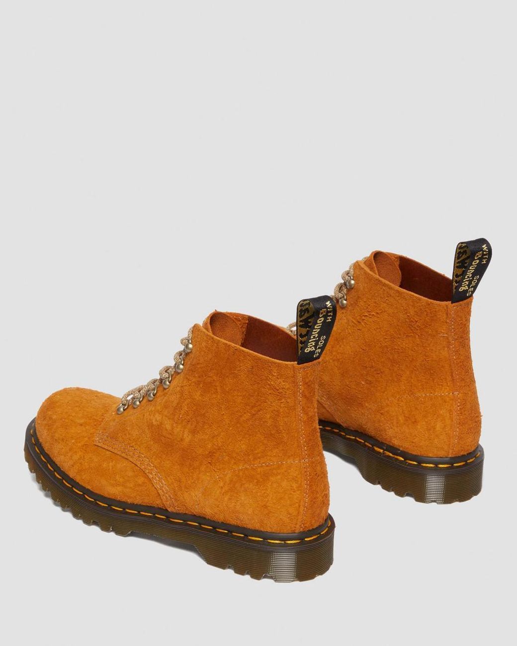 Dr. Martens Brown 101 Lace-Up Suede Boots for men