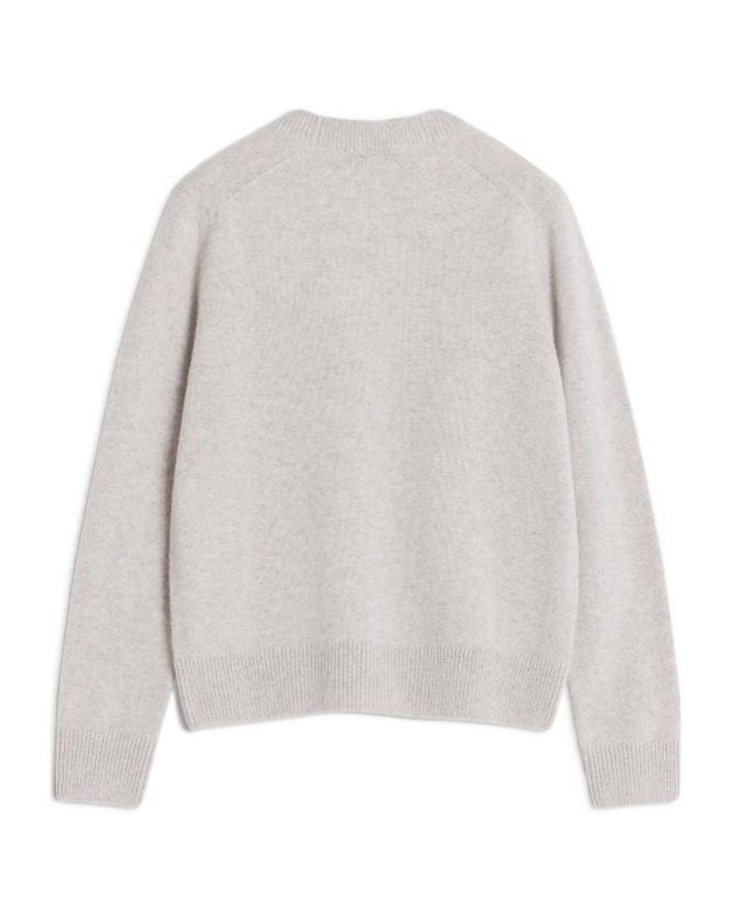Maison Kitsuné Gray Maison Kitsuné Baby Fox Boxy Cardigan