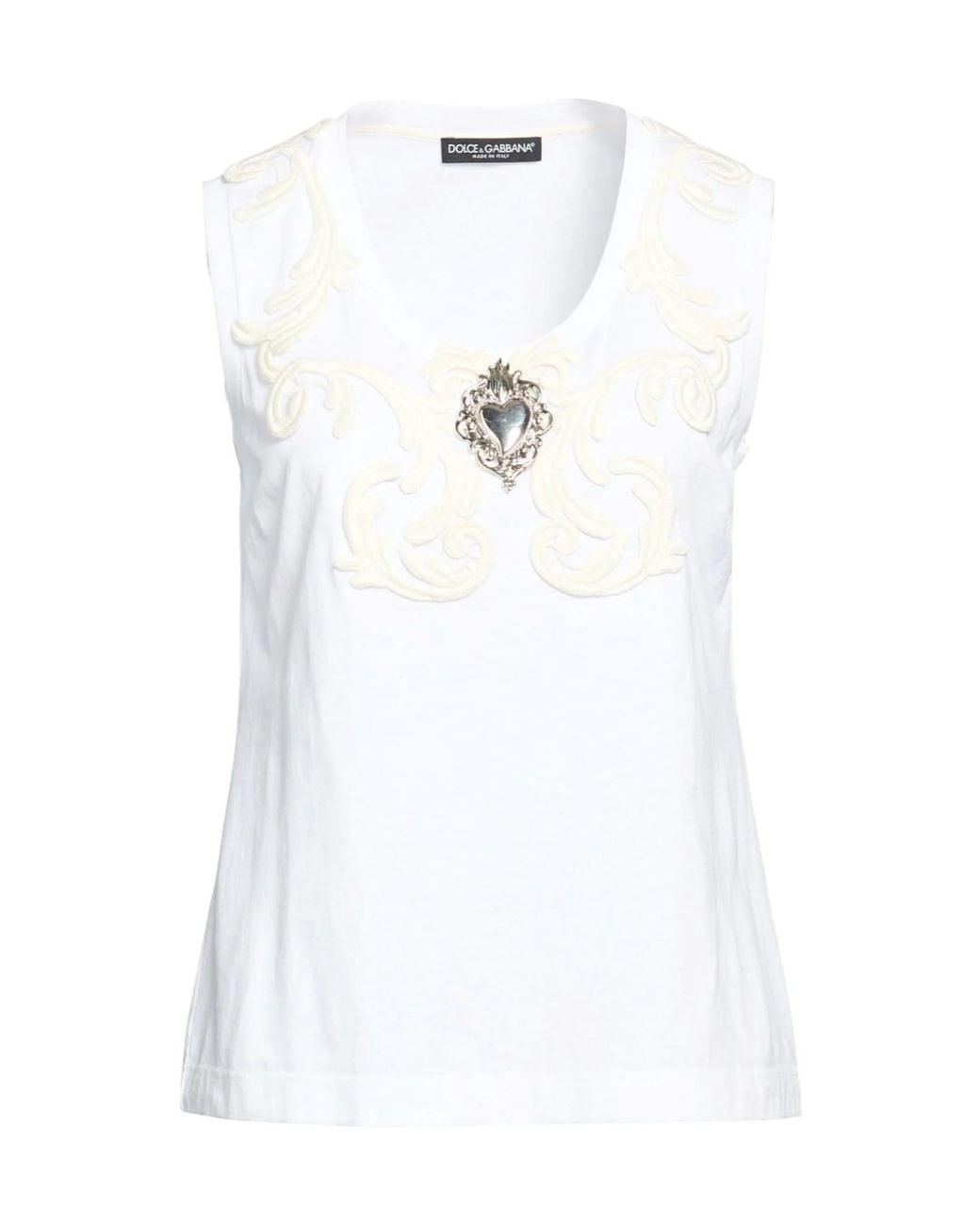 Dolce & Gabbana White Top Cotton