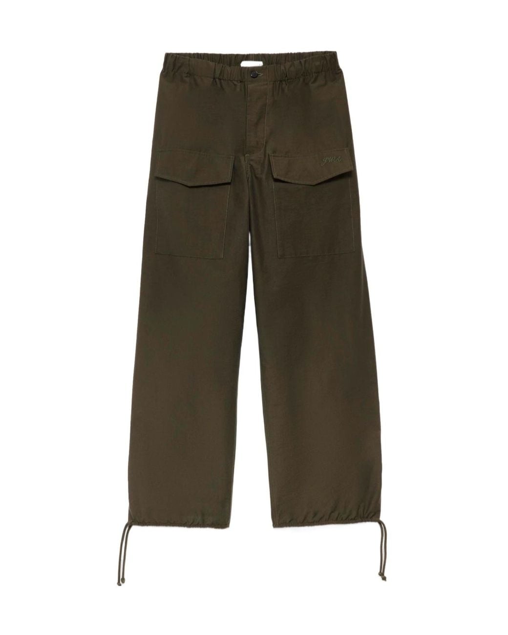 J.W. Anderson Green Jw Anderson Wide-Leg Cargo Pants