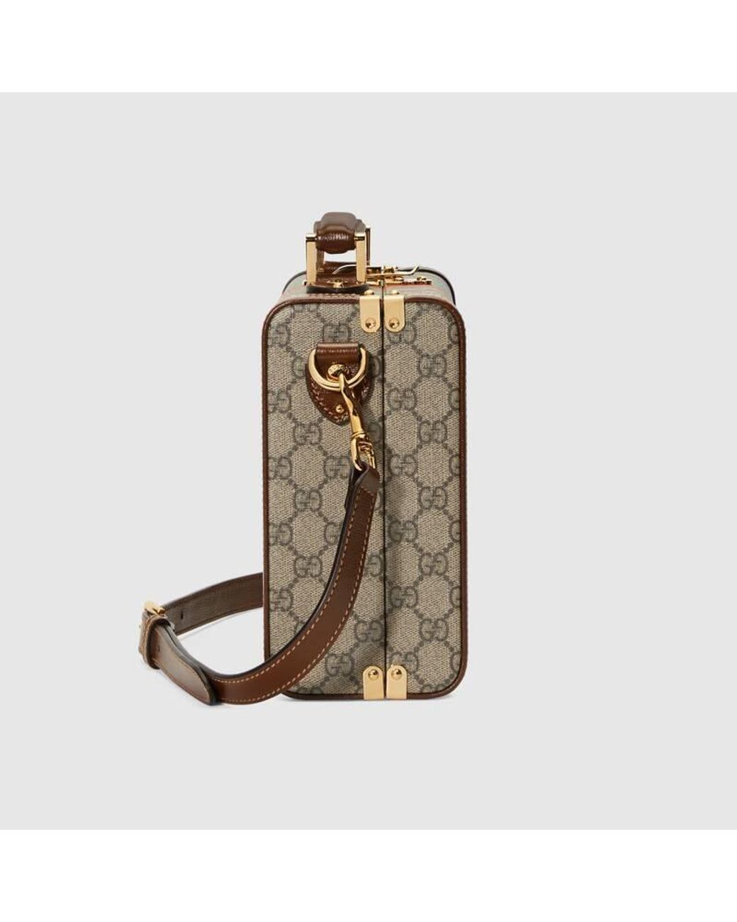 Gucci Green 'Fake/Not' Print Shoulder Bag for men