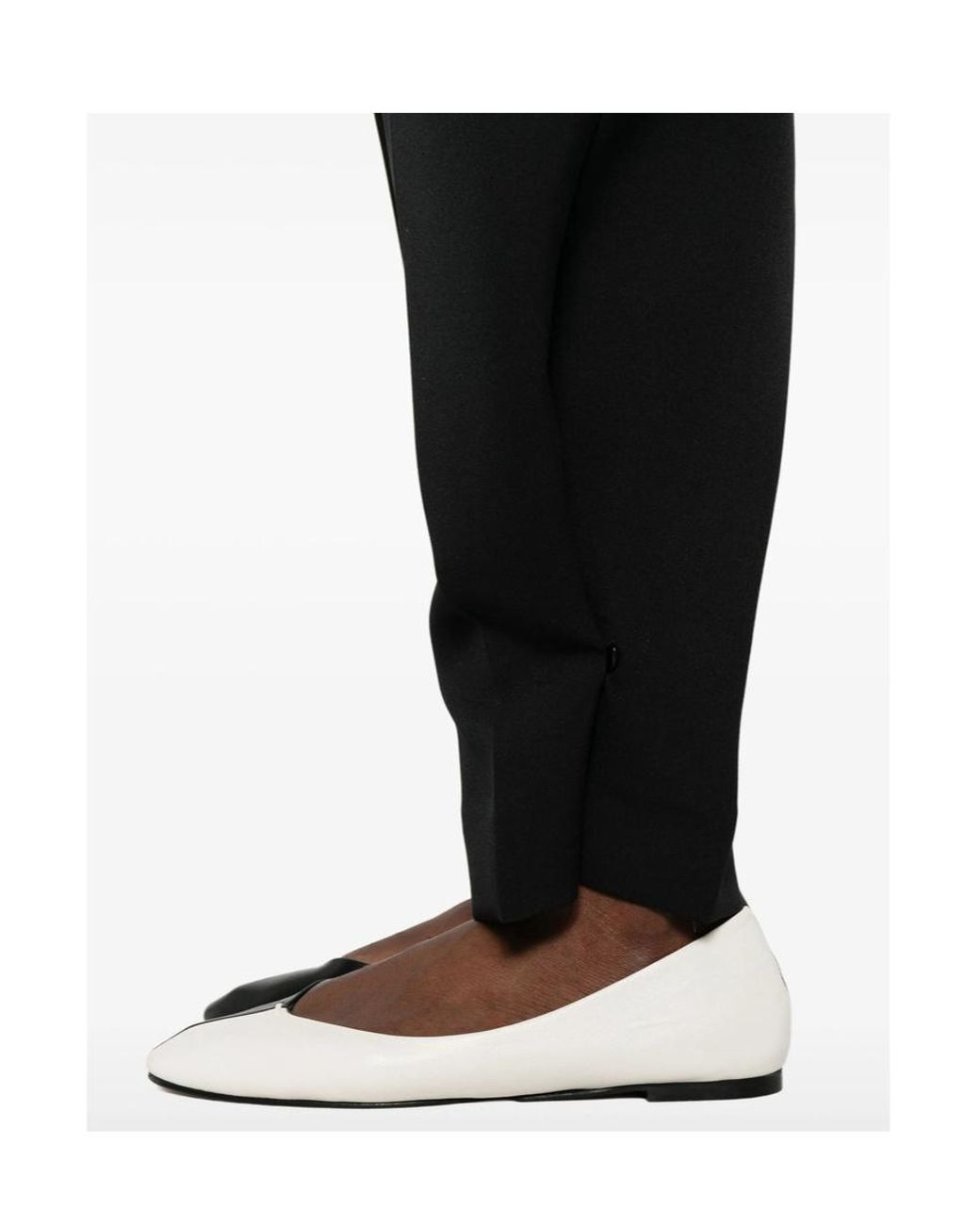 Frankie Shop Black Doyer Pleated Trousers