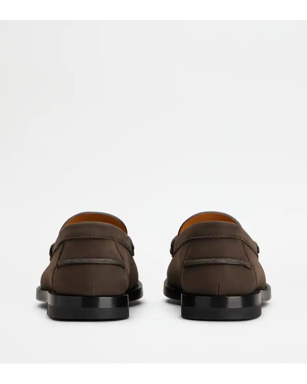 Tod's Brown Leather Loafers