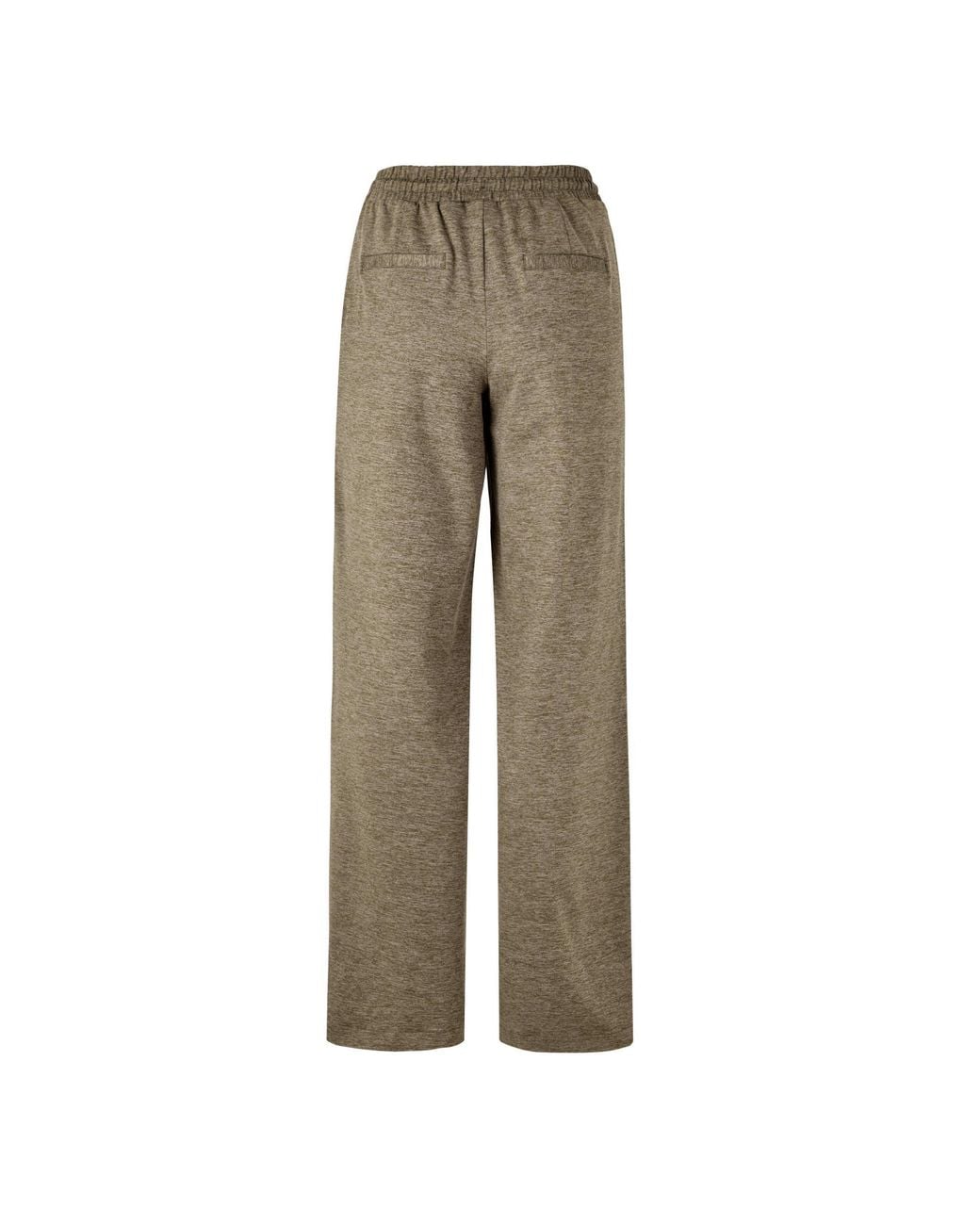 Varley Gray Drawstring Waist Wide-Leg Trousers