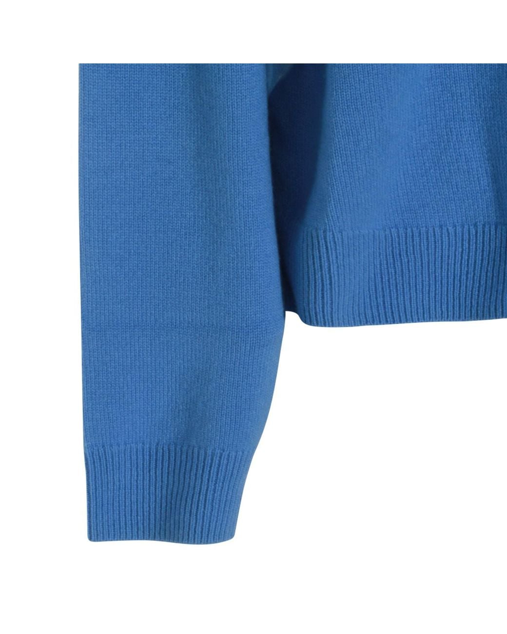 Anine Bing Blue V-Neck Knitted Jumper