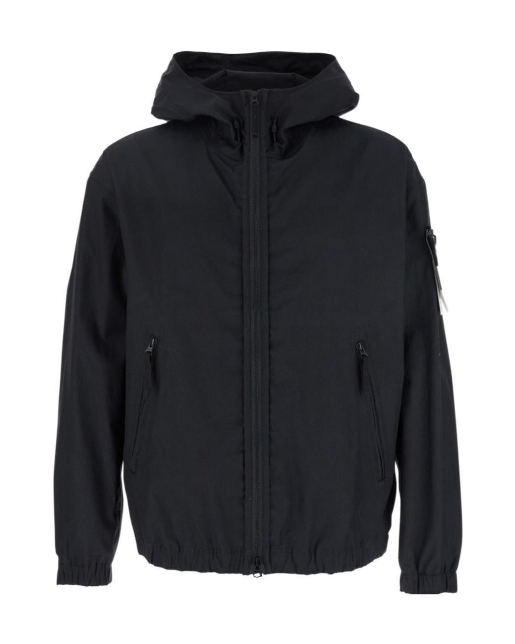 Stone Island Blue Watro-Tc Hooded Jacket for men