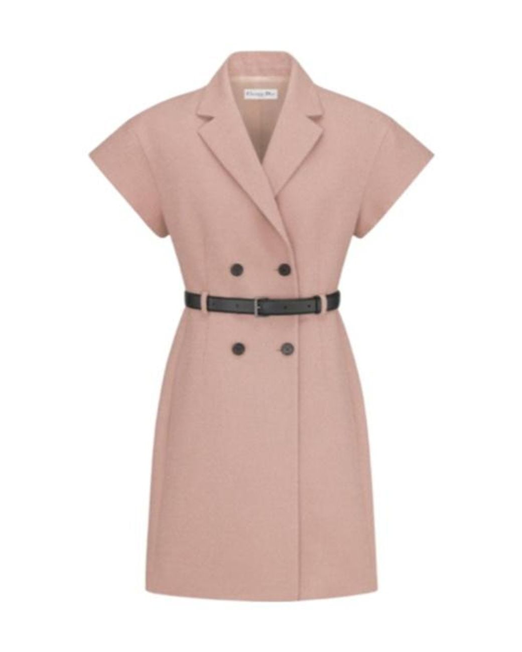 Dior Pink Short Belted Dress