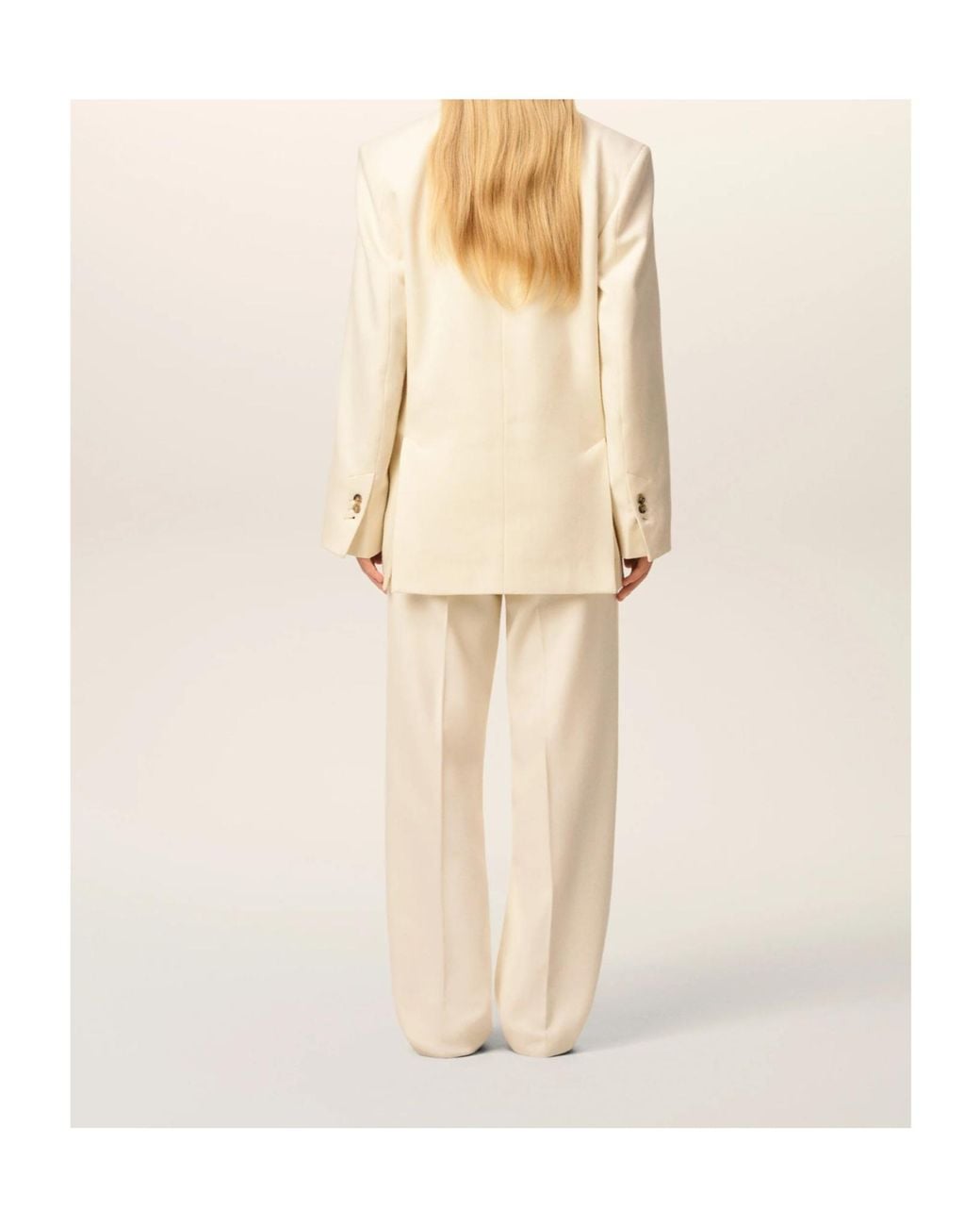 AMI Natural Ami Double-Breasted Blazer