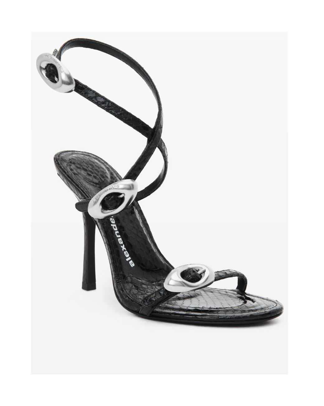 Alexander Wang Black Buckle Detailed Sandals