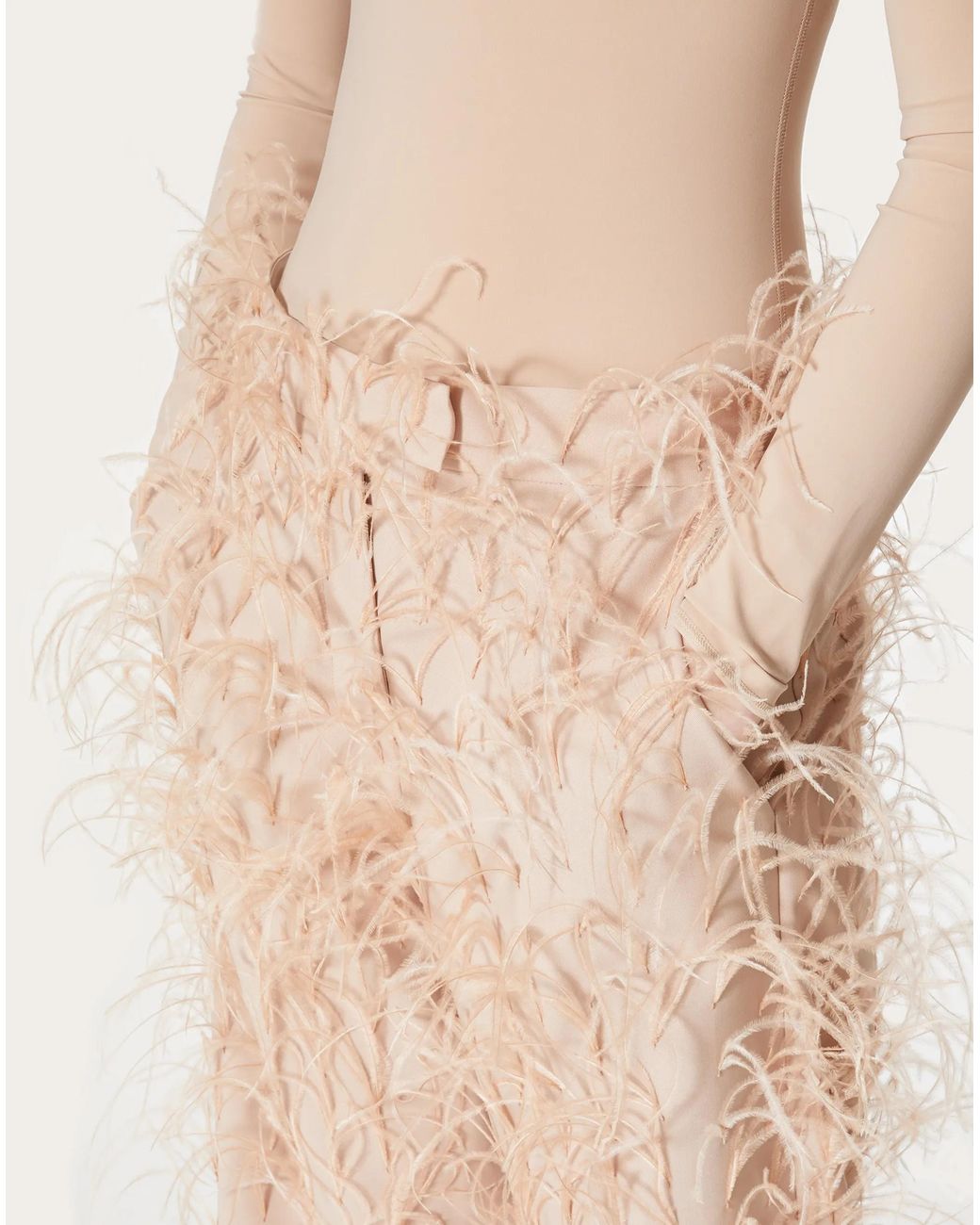 Valentino Natural Dry Tailoring Wool Embroidered Trousers