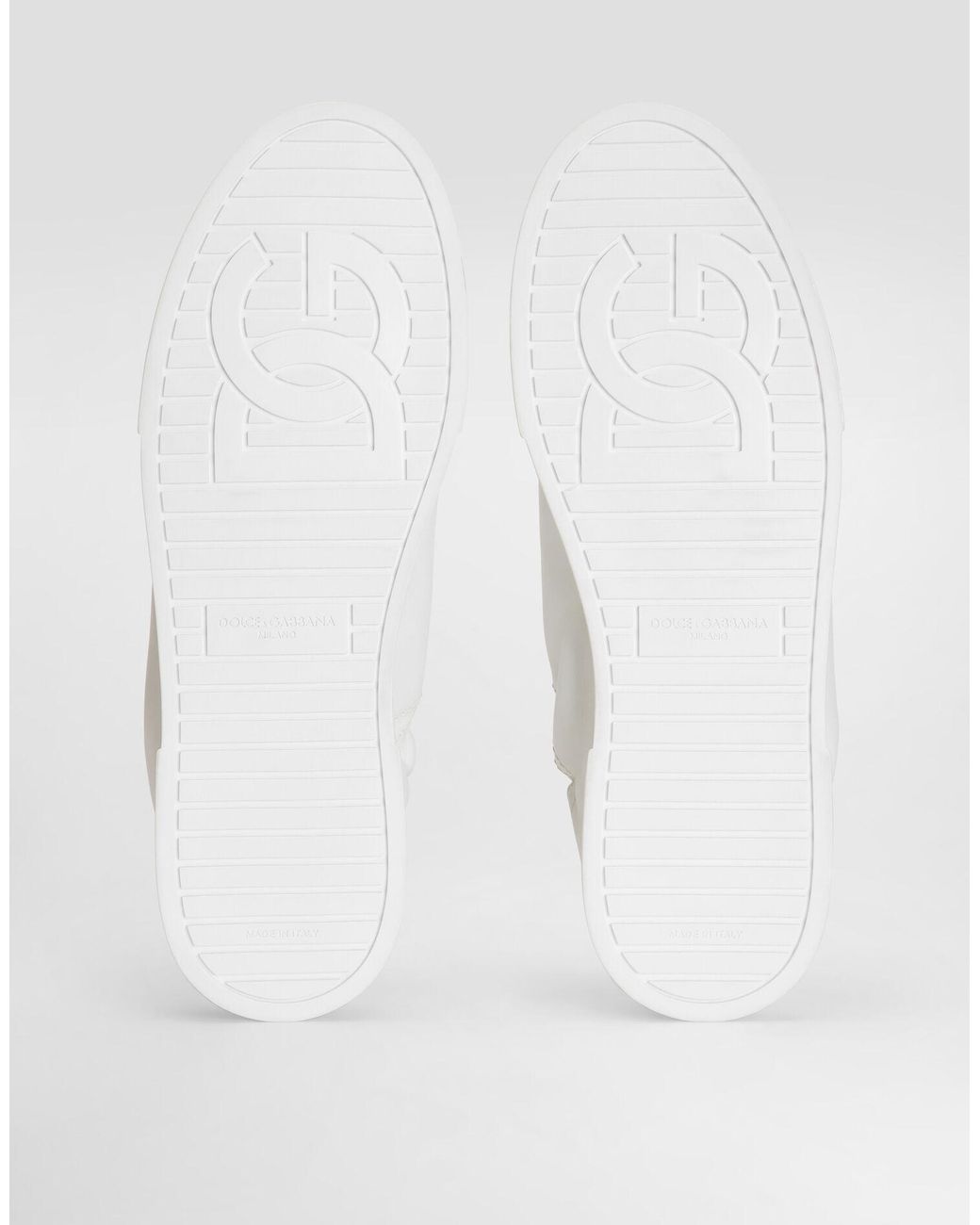 Dolce & Gabbana White Portofino Low-Top Sneakers for men