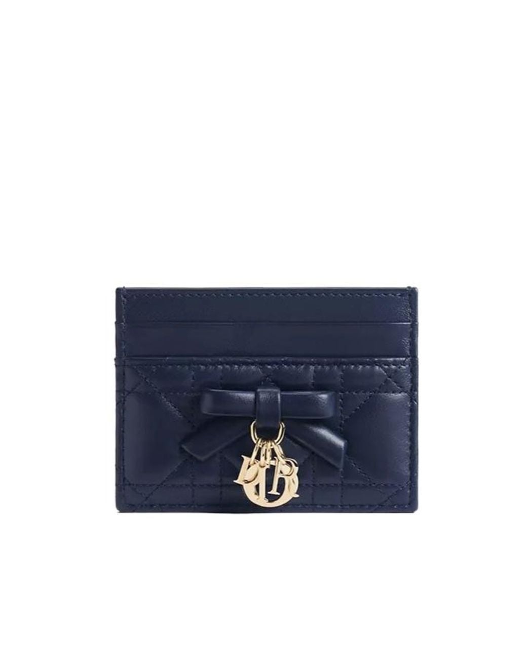 Dior Blue Lady Freesia Card Holder