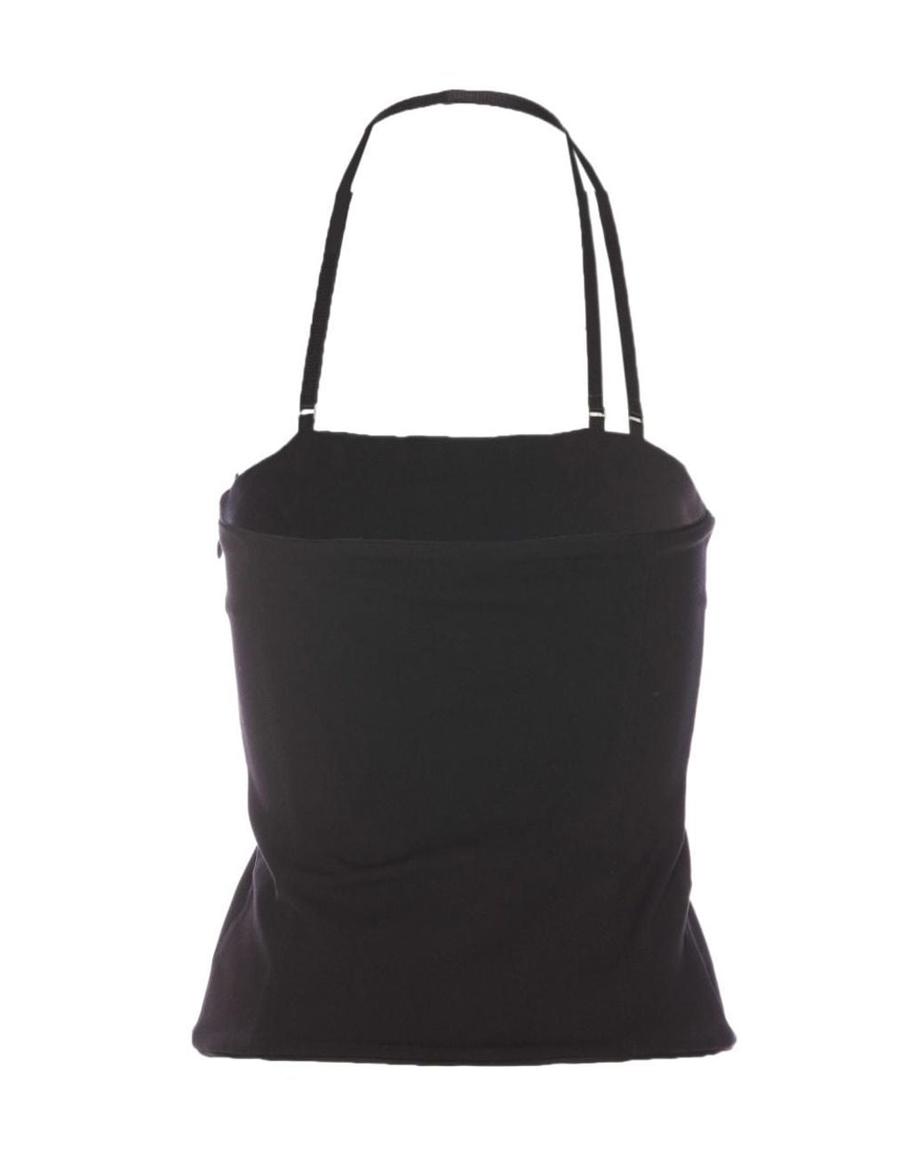 The Attico Black Panelled Tank Top