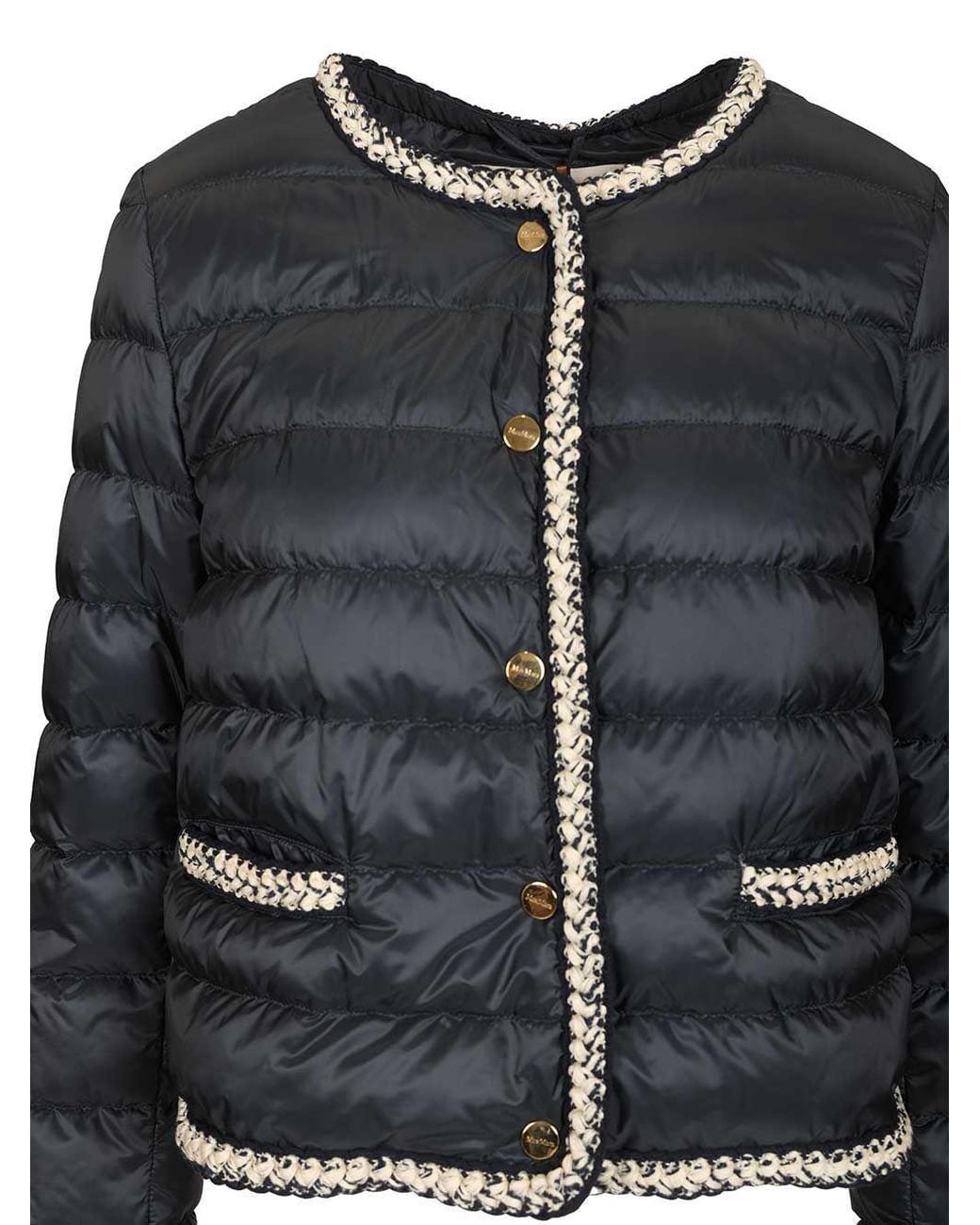 Max Mara Black "Chloe" Down Jacket