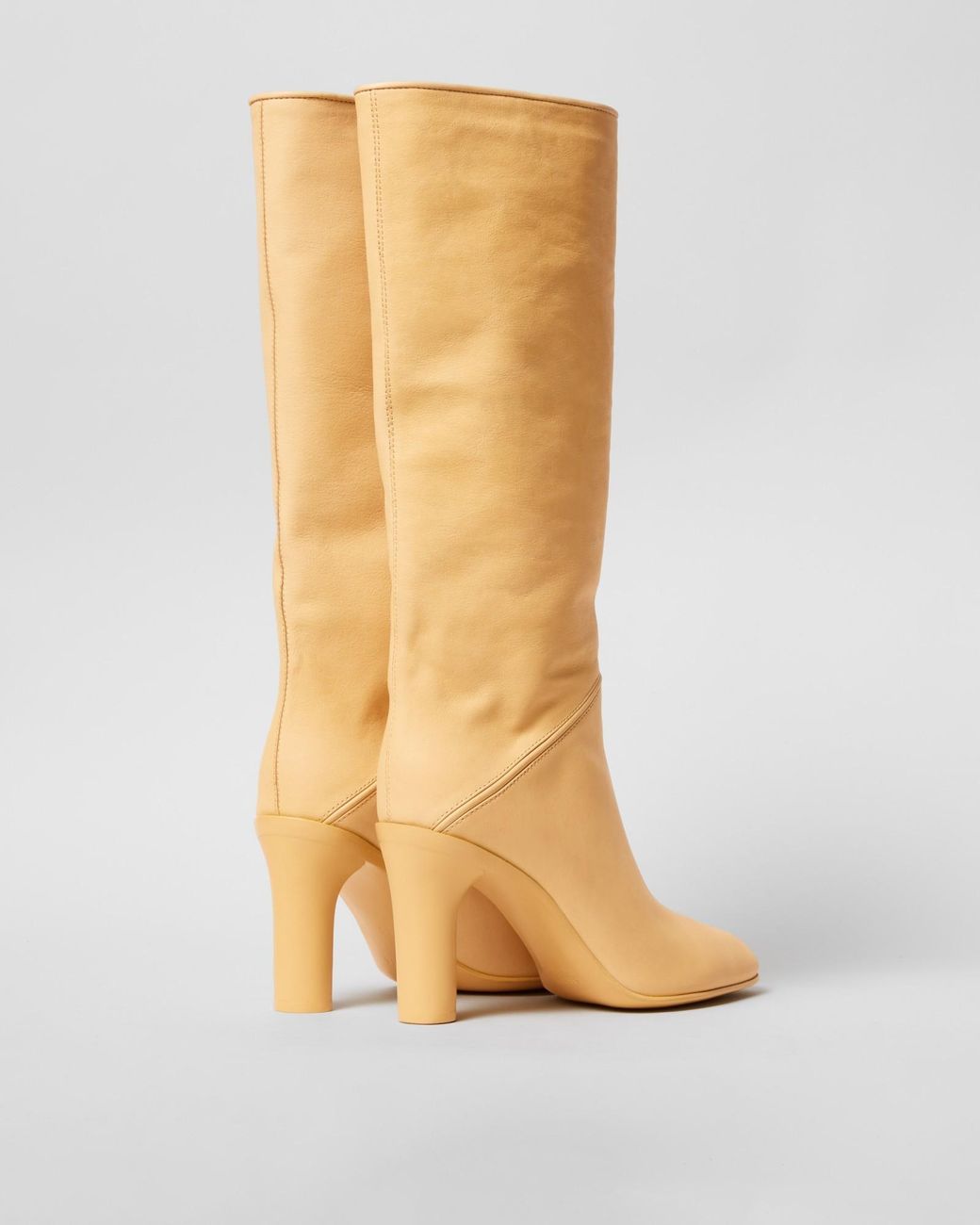 Céline White Tube High Boot