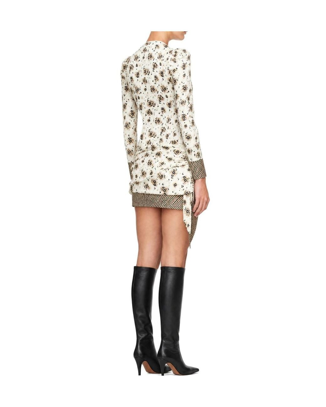 KNWLS White Print Dress