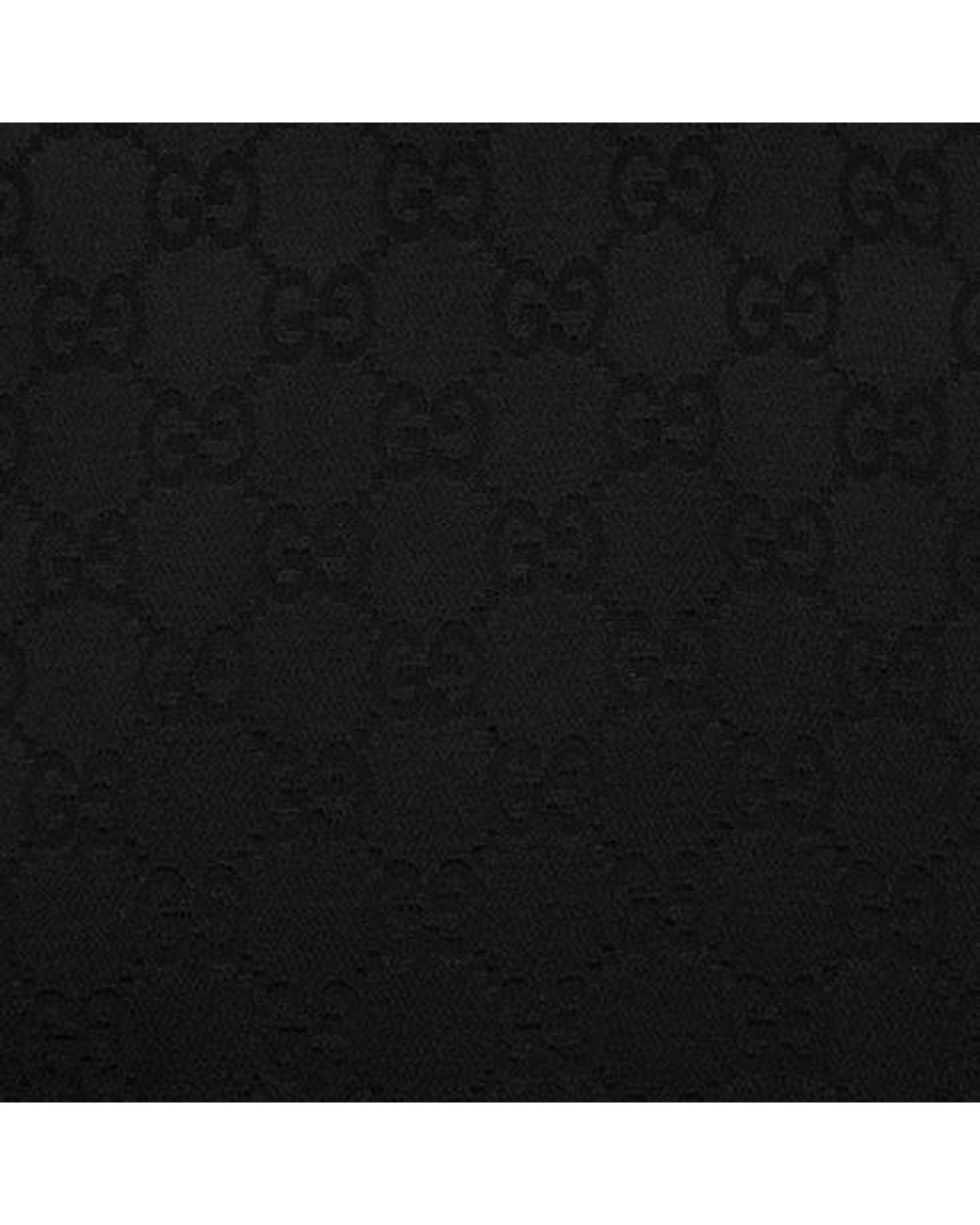 Gucci Black Gg Jacquard Elastic Waistband Pants