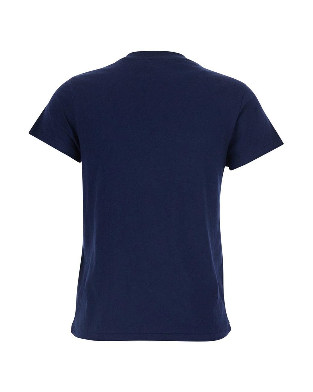 Polo Ralph Lauren Blue Logo Embroidered V-Neck T-Shirt
