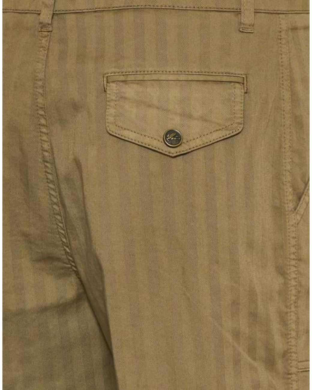 Etro Green Cropped Cargo-Jeans