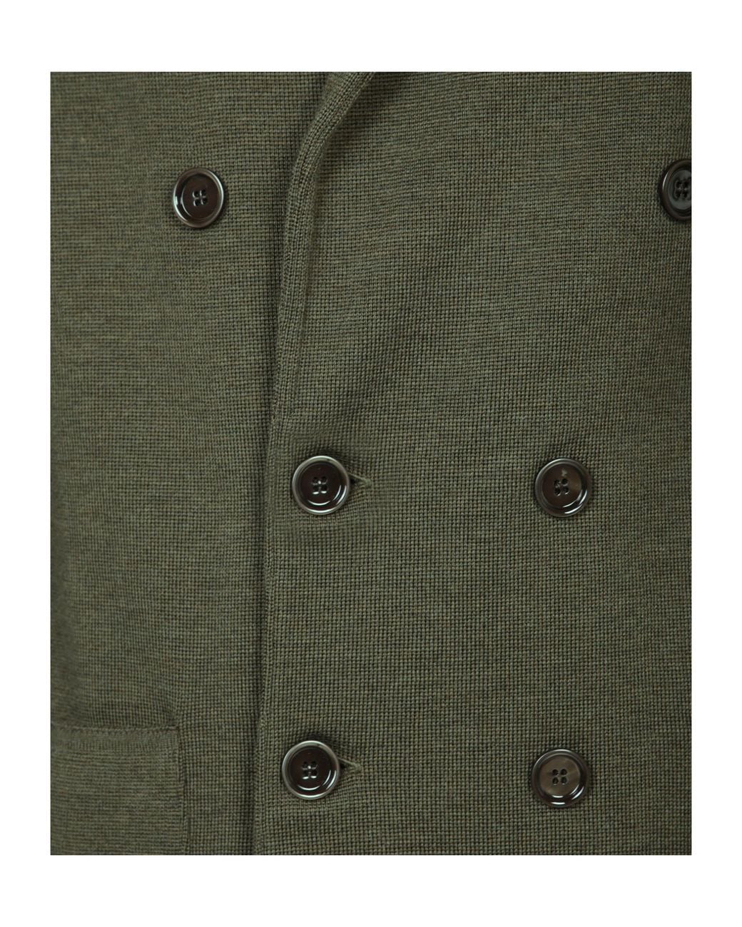 Lardini Green Double-Breasted Tailored Blazer for men