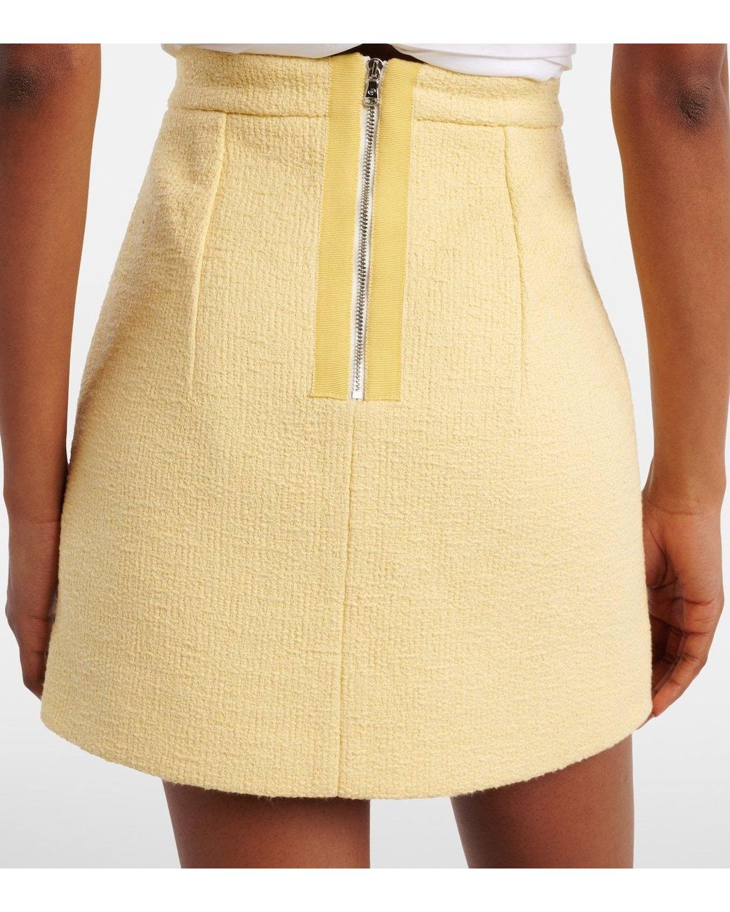 Patou Natural Cotton Miniskirt