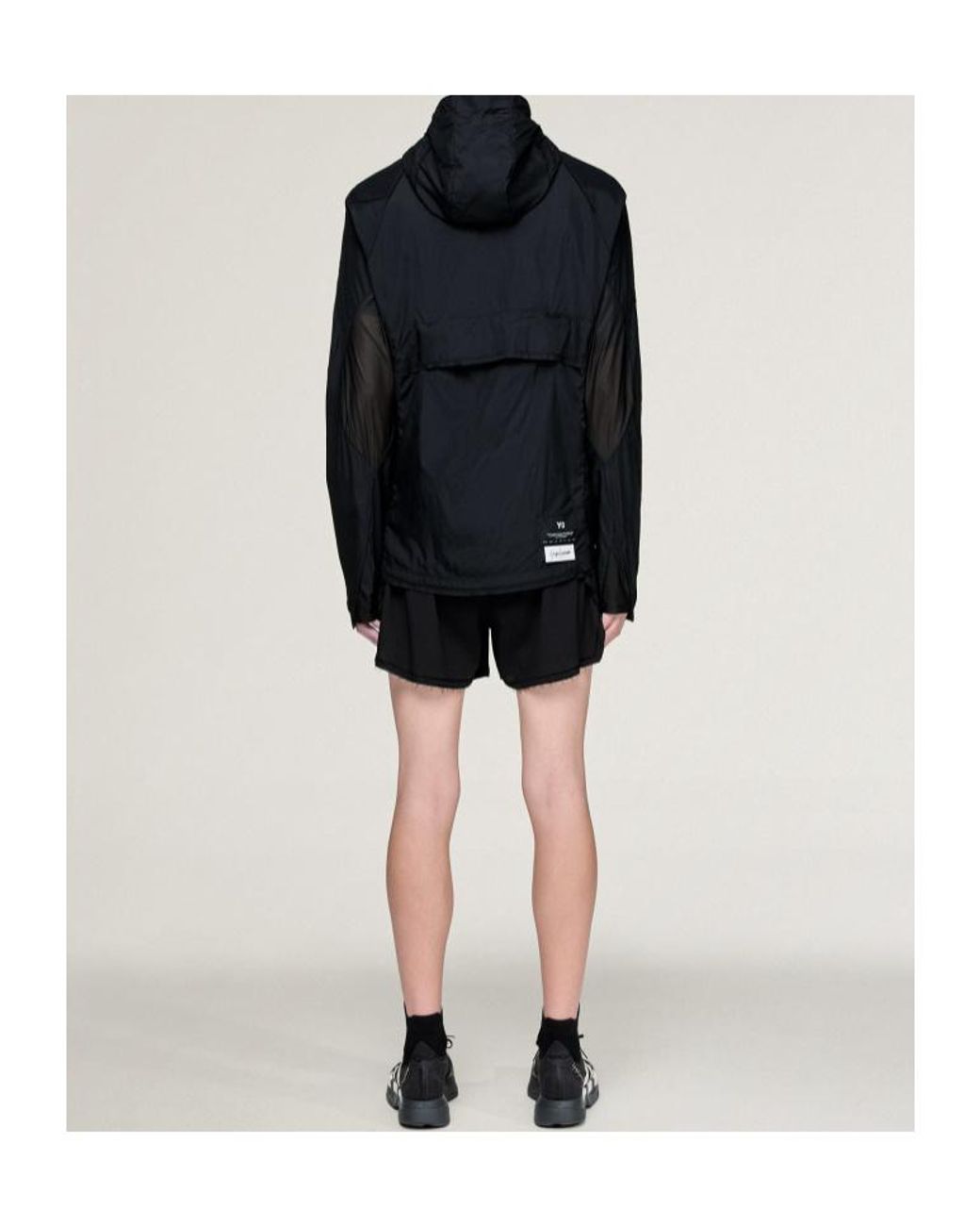 Y-3 Black Running Jacket for men
