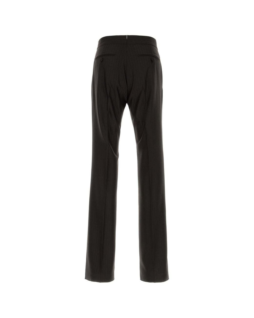 Tom Ford Black Embroidered Twill Casual Trousers for men