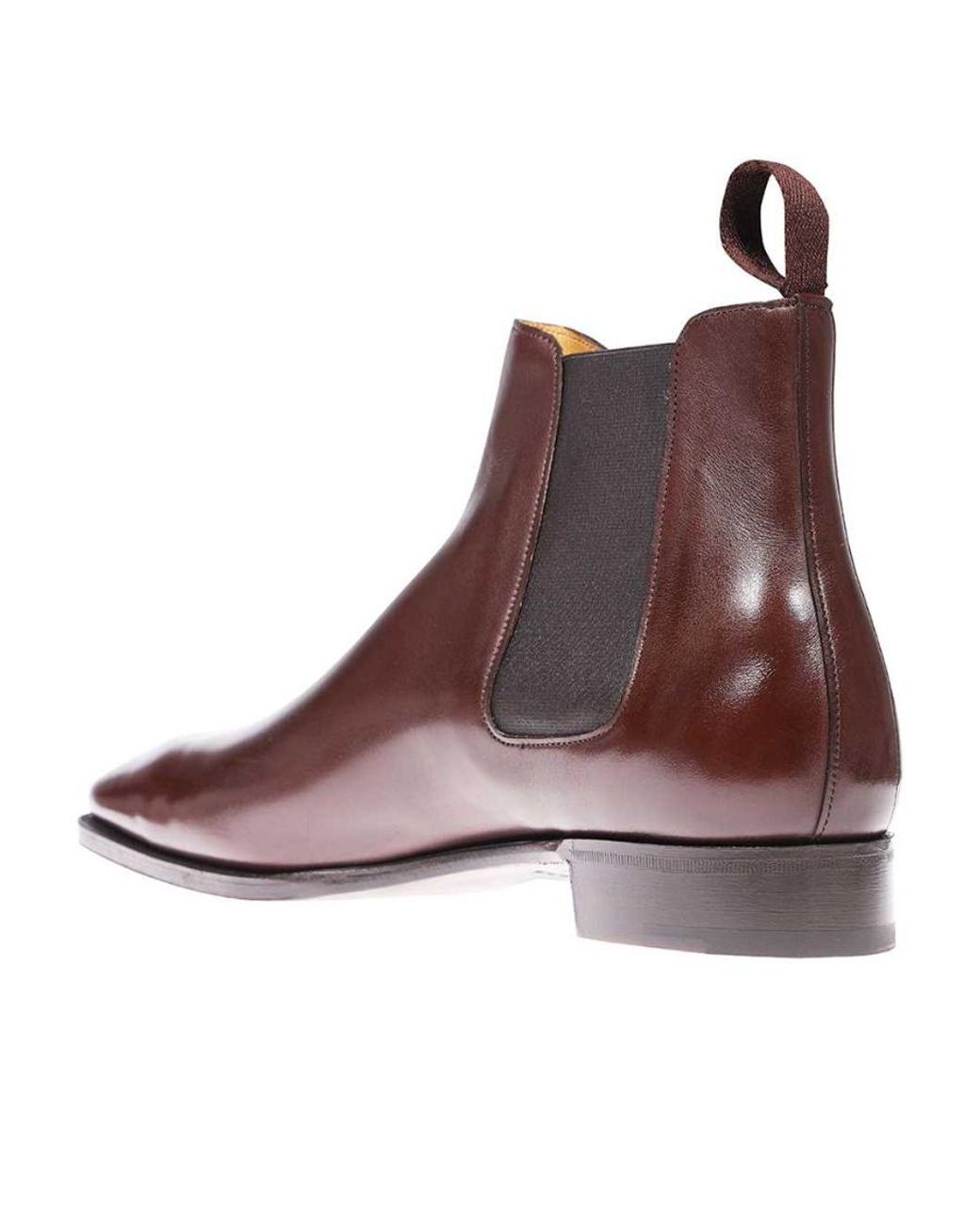 John Lobb Brown Logo Booties for men